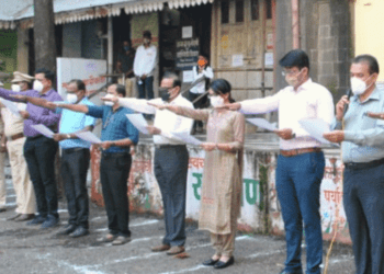 कोल्हापूरात ठिकठिकाणी डॉ.बाबासाहेब आंबेडकर यांना अभिवादन