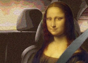 चक्क मोनालिसाने घातला सीटबेल्ट, रस्ता सुरक्षा जनजागृतीसाठी मुंबई पोलिसांची अनोखी शक्कल