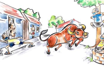 लॉकडाऊन चालू आसा