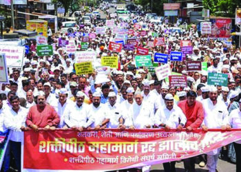 शक्तिपीठाच्या नावावर शेतकर्‍यांचे मरण