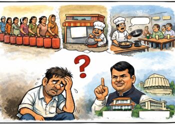 गॅस टंचाईची मौजमस्ती!