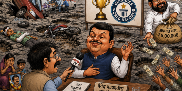 …खड्ड्यांच्या देशा!