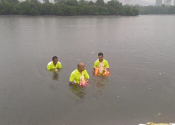 विसर्जनासाठी कायमस्वरूपी पर्यावरणपूरक व्यवस्था हवी!